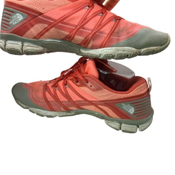 The North Face Women's Orange Litewave Ampere Cradle Running Shoes Size 8.5 - Picture 3 of 9